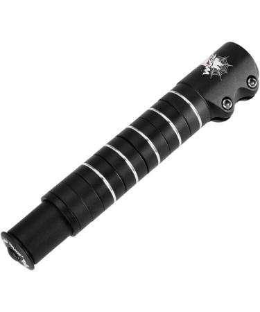 LITEONE Bike Stem Riser Extender - Aluminium Alloy, Adjustable, Black - for Mountain, Road, MTB, BMX, Fixie - Buy Online on SooperMarket.com