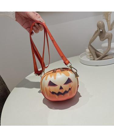 HOPASRISEE Little Pumpkin Halloween Bag Halloween Pumpkin Shoulder Bag Pumpkin Crossbody Bag Halloween Girl Candy Pack - Buy Online on SooperMarket.com
