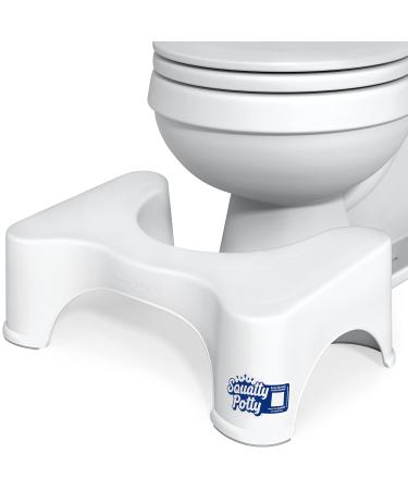 Squatty Potty The Original Bathroom Toilet Stool, 7 Inch height, White