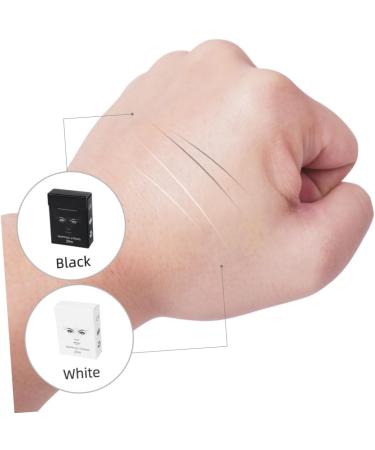 Baluue 1box Black Brow Mapping Wire Ruler Makeup Tool Eyebrow Drawing Auxiliary Tool Wire Ink 6x4.5cm Black - Buy Online on SooperMarket.com