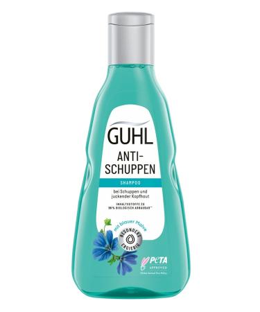 Guhl Anti-Dandruff Shampoo - Pack of 4 - 4 x 250 ml - Hair type: Dandruff Floral 1 l (Pack of 1)