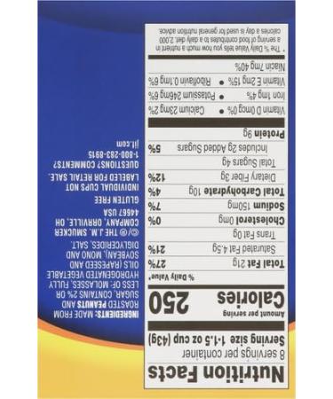 JIF To Go Crunchy Peanut Butter Cups 1.5 oz 8 count by Jif - Buy Online on SooperMarket.com