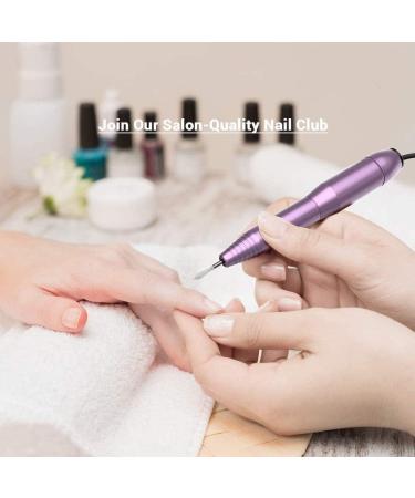 Grendly Electric Nail File Kit Protable Nail Drill Electric Manicure Tools for Home Use DIY Nail Art Nail Salon Silver - Buy Online on SooperMarket.com