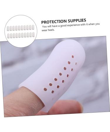 Healeved Anti-Wear Finger and Toe Protectors - 10 Pairs | Protective Cover for Crease Prevention, Friction Reduction, Arthritis Relief | Thumb, Index Finger, Big Toe Guards - Buy Online on SooperMarket.com
