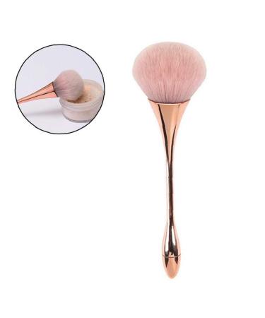 Professional Foundation Powder Makeup Brush - Synthetic Blending Brush with Metal Handle for Flawless Face Makeup - Buy Online on SooperMarket.com