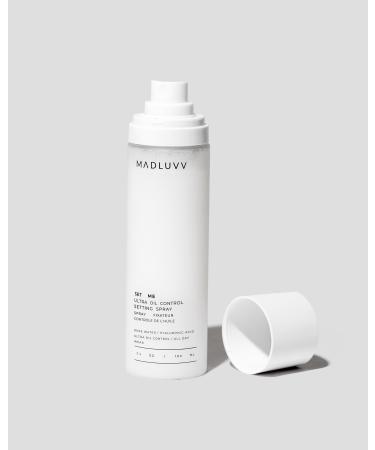 MADLUVV Set Me Oil Control Makeup Setting Spray Long Lasting Oil & Shine Control with a Mattifying Finish 3.4oz. Standard Standard - 3.4 Ounce