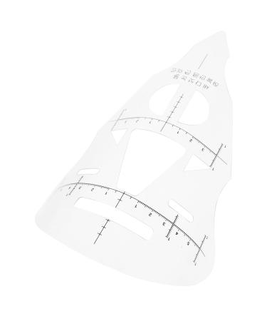 Healeved 1pc Measure Tool Eyebrow Template Shaping Tool Eyebrow Stencil Positioning The Brush Make up