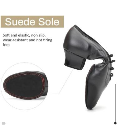 JUODVMP Men's Black Dance Shoes - Modern Latin Jazz Salsa Tango & Ballroom - Buy Online on SooperMarket.com