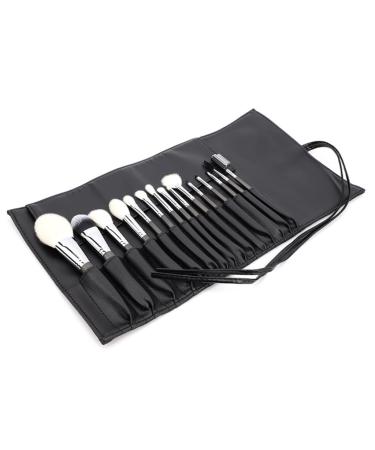 15 Strands of White Wool Light Peak Wool Animal Hair Makeup Brush Copper Tube Makeup Artist Set As shown D