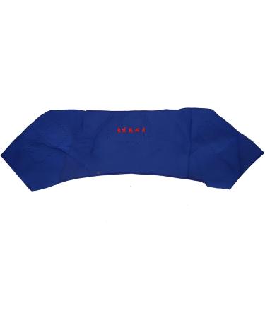 Shoulder Heating Pillow Massager | Heated Wrap Trousers | Vibration Massage for Pain Relief | Adjustable Elastic Cushion in Blue - Buy Online on SooperMarket.com
