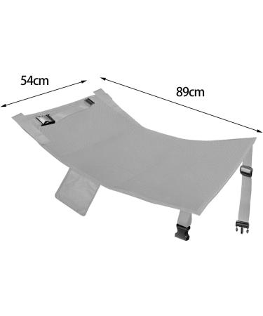 Magideal Compact Children's Aircraft Footrest & Travel Bed - Durable Seat Cover for Toddlers Fits Most Aircraft Seats - Gray 89cm x 54cm - Buy Online on SooperMarket.com