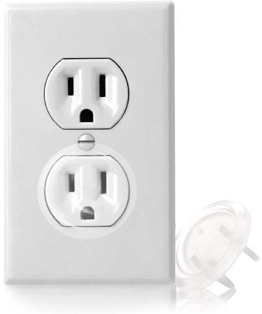 Child Proof Outlet Covers (38PCS) - Easy Install & Secure Electric Plug Protectors - Buy Online on SooperMarket.com
