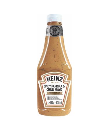 HEINZ Spicy Paprika & Chili Mayo - 875 ml | Shop Internationally for Flavorful Spreads - Buy Online on SooperMarket.com