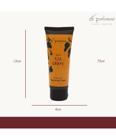 D Palomo Wild Fig & Grape Hand & Nail Cream 75ml - Nourishing Hand Moisturizer for Very Dry Hands - Men and Women - For Healthy Hands and Cuticles - Buy Online on SooperMarket.com
