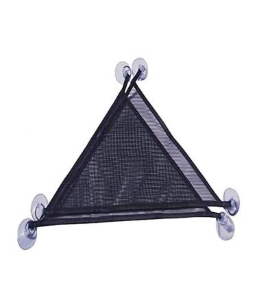 YUIP Mesh Reptile Hammocks Reptile Lizards Snakes Hammock Lounger Ladder Accessories Net Hanging Bed Toys (12"x12"x12" Black)