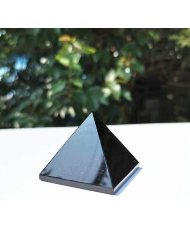 40mm Black Obsidian Pyramid Crystal Stone - Stones - Chakra Reiki Balancing - Buy Online on SooperMarket.com