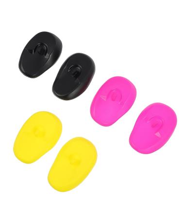 KALLORY 3pcs Waterproof Ear Shower Caps - Colorful Ear Covers for Shower 7.7X5.5X2CM - Buy Online on SooperMarket.com