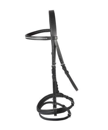 PFIFF bridle Staines black-white Pony Pony Black / White