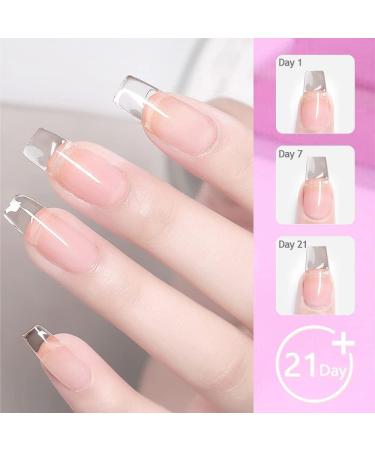 Lofuanna 4PCS Poly Gel Nail Kit - 15ML 4 Colors Builder Gel Starter Kit for Professional Technicians - French Kit 3-Nail Set - Buy Online on SooperMarket.com