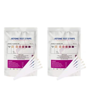 EXCEART 200pcs Ketone Testing Strips Test Ketosis Levels on Low Carb Ketogenic Diet Urinalysis Tester Strips