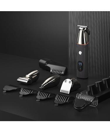 Buy Digital Multifunctional Electric Hair Clipper - Gray | International Shipping Available - Buy Online on SooperMarket.com