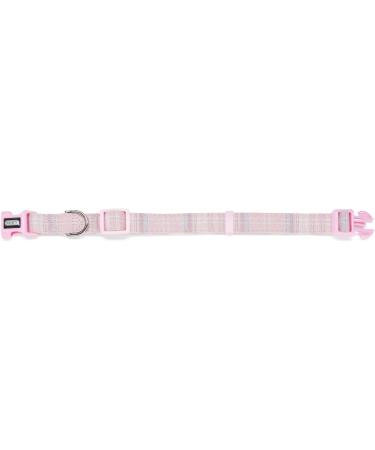 Yudote Soft Dog Collar for Small Dogs | Checkered Fabric Sensitive Skin | Light Pink (1-Pack) - Buy Online on SooperMarket.com
