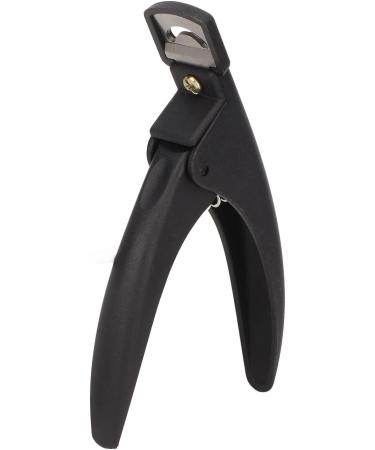 Nail Tip Cutter Stainless Steel DIY Portable False Nail Tip Clipper Adjustable for Round Nail(Black) - Buy Online on SooperMarket.com