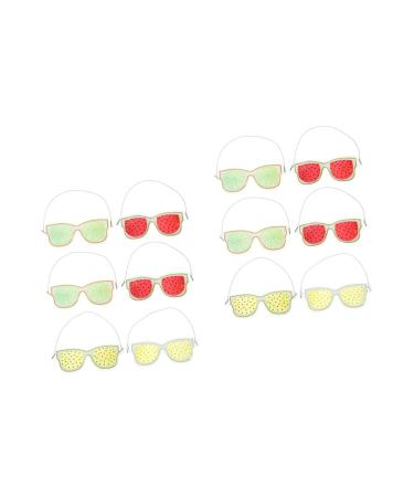 Frcolor sensory 12 pieces of cold compress ice cream bag sleeping mask korean eye flaps Korean mask sensory cooling ice masks pre-school-eye care pads portable eye cold pads