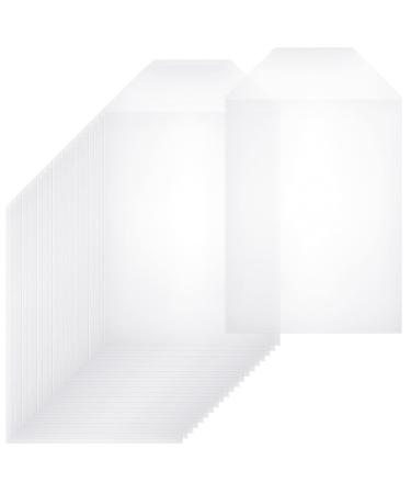100 Pieces Clear Stamp and Die Storage Pockets  CPP Plastic Pockets  6.75 x 9.25 Inches