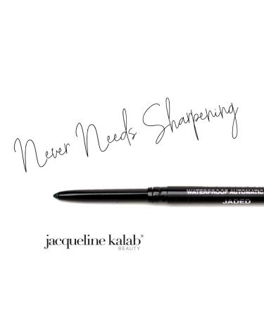 Jacqueline Kalab Indelible Eyes Smooth Waterproof Gel Eyeliner - PITCH BLACK - Smudge Proof, Long Lasting, Ultra Smooth, Easy Application, Blender Tip, Longwear Formula - Twist Out, No Sharpener Needed - Buy Online on SooperMarket.com