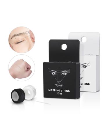Premium White Eyebrow Mapping String for Microblades - 10M Ink-Containing String for Straight Lines and Precise Positioning - Buy Online on SooperMarket.com