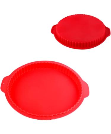 MAGICLULU 1pc Silicone Baking Bread Baking Pan Round Cookie Cookie Cutters Silicone Molds Cake Shop Muffin Top Pans Silicone Mold for Cake Round Cake Pans Chocolate Birthday Cake 31 X28.5CM Red - Buy Online on SooperMarket.com