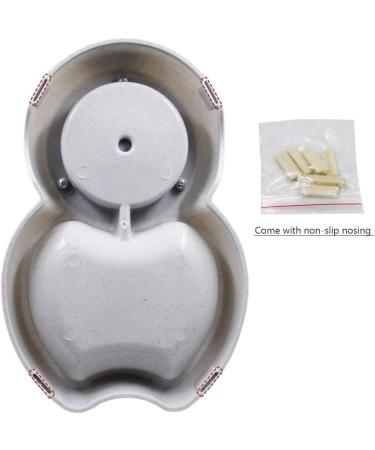 Zcaukya Automatic Cat Feeder & Water Dispenser Set - 1 Gal x 2 Gravity Dog Water Fountain & Pet Food Feeder (Grey) - Buy Online on SooperMarket.com