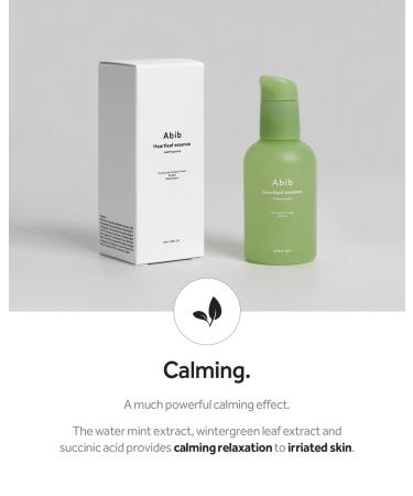 Abib Heartleaf Essence Calming Pump 1.69 fl oz / 50ml - Instant Relief for Redness | Face Essence - Buy Online on SooperMarket.com