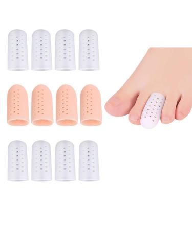 EXCEART 6 Pairs Gel Toe Caps - Breathable Silicone Toe Protectors for Blisters, Corns, Calluses (S) - Buy Online on SooperMarket.com