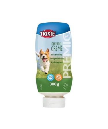 Trixie Hundeleckerli Premio dog -wing cream xxl 300g - premium treat for dogs gluten -free - without grain & sugar tasty reward for training & at home - 31791 poultry cream 300 g (1 Pack)