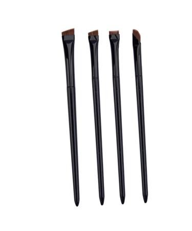 1 Set Eyebrow Brush Makeup Brush Flat Brush Thin Eyeliner Brush Eye Liner Brush Creative Brush Dual-use Brush Angled Brush Women's Eyeliner Brush Artificial Fiber Miss Eyes