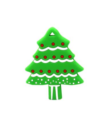 Christmas tree baby teether silicone chewing toys children -Kinder -relief -relief sweet chewing toys for toddlers counter for babies bpa free snowflake tea tea tea