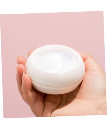FOMIYES 1 Set Box Loose Powder Box Empty Loose Powder Container Cosmetic Powder Puff Face Powder Cushion Loose Powder Container with Powder Puff Travel Abs Makeup Pad White Portable 6.2x6.2cm White - Buy Online on SooperMarket.com