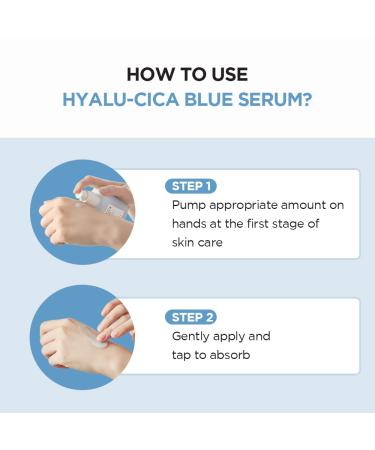 SKIN1004 Hyalu-CICA Blue Serum 50ml - 5 Layer Hyaluronic Acid, Cica, Niacinamide - Hydrating & Refreshing Multi-Care Solution - Buy Online on SooperMarket.com