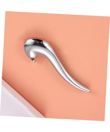 Beavorty 2pcs Metal Acupuncture Stick Eye Massager Tool Facial Massagers for Women Acupoint Massager Eye Scraping Massager Eye and Nose Massager Eye Roller Eyes Scraper Zinc Alloy 10.00X3.20X3.00CMx2pcs Silverx2pcs - Buy Online on SooperMarket.com