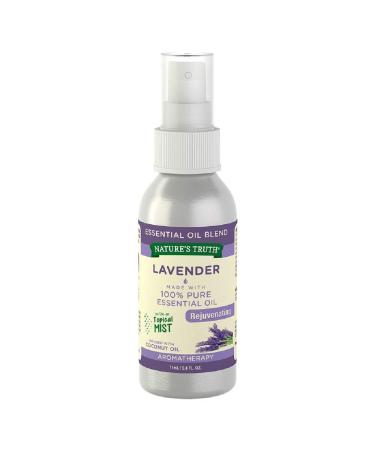 Nature's Truth Lavender Rejuvenating On the Go Hydrating Mist - 2.4 oz, Pack of 2