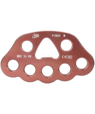 36KN Climbing Rigging Plate with 8 Holes Multiple Anchor Plate for Rock Climbing Mountaineering Equipment Rescue