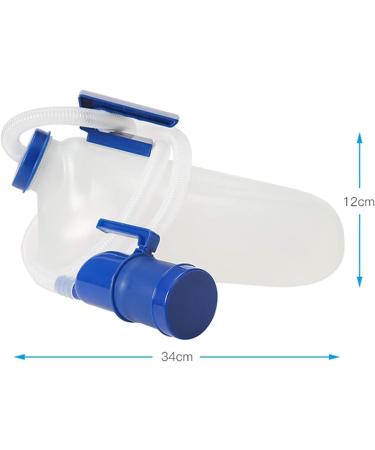 Male Urinal Bottle Camping Toilet Urine Bottle Men's Male Bed Urinal Potty Pee Bottle 3000ML Collector with 1.6M Tube - Buy Online on SooperMarket.com