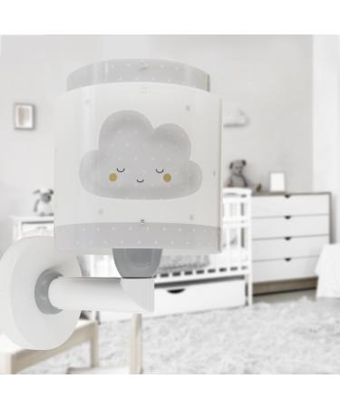 Dalber Children's Wall Lamp - Baby Dreams Cloud Grey E27 | Stylish Lighting for Kids' Rooms - Buy Online on SooperMarket.com