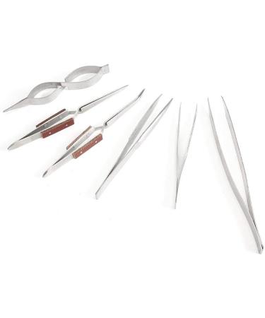 6-Piece Jewelry Tweezers Set - Self-Retardant Rust-Resistant & Wear-Resistant Tools for Jewelry Making - Buy Online on SooperMarket.com