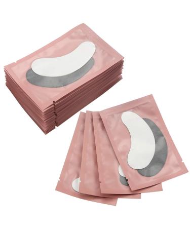 100 Pairs Under Eye Gel Patches for Eyelash Extensions - Disposable & Comfortable - Pink/Black - Shop Now! - Buy Online on SooperMarket.com