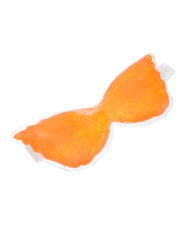 Healeved 1pc Ice Butterfly Eye Mask Eye Gel Silk Eye Mask Sleep Eye Mask Soft Eye Shade Blindfold Cool Eye Shade Cooling Eye Mask Hot Eye Cover Practical Blindfold Spa Comfortable Orange