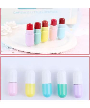FSSTUD 10pcs Mini Capsule Lipstick Tubes - DIY Lip Balm & Cosmetic Containers for International Shipping - Buy Online on SooperMarket.com