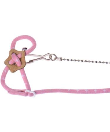 zhuangyulin 6 1PC Hamster Harness Rope Pet Hamster Harness Lovely Adjustable Pet Rat Mouse Hamster Harness Rope Ferret Finder Lead Leash with Bell Blue Small - Buy Online on SooperMarket.com